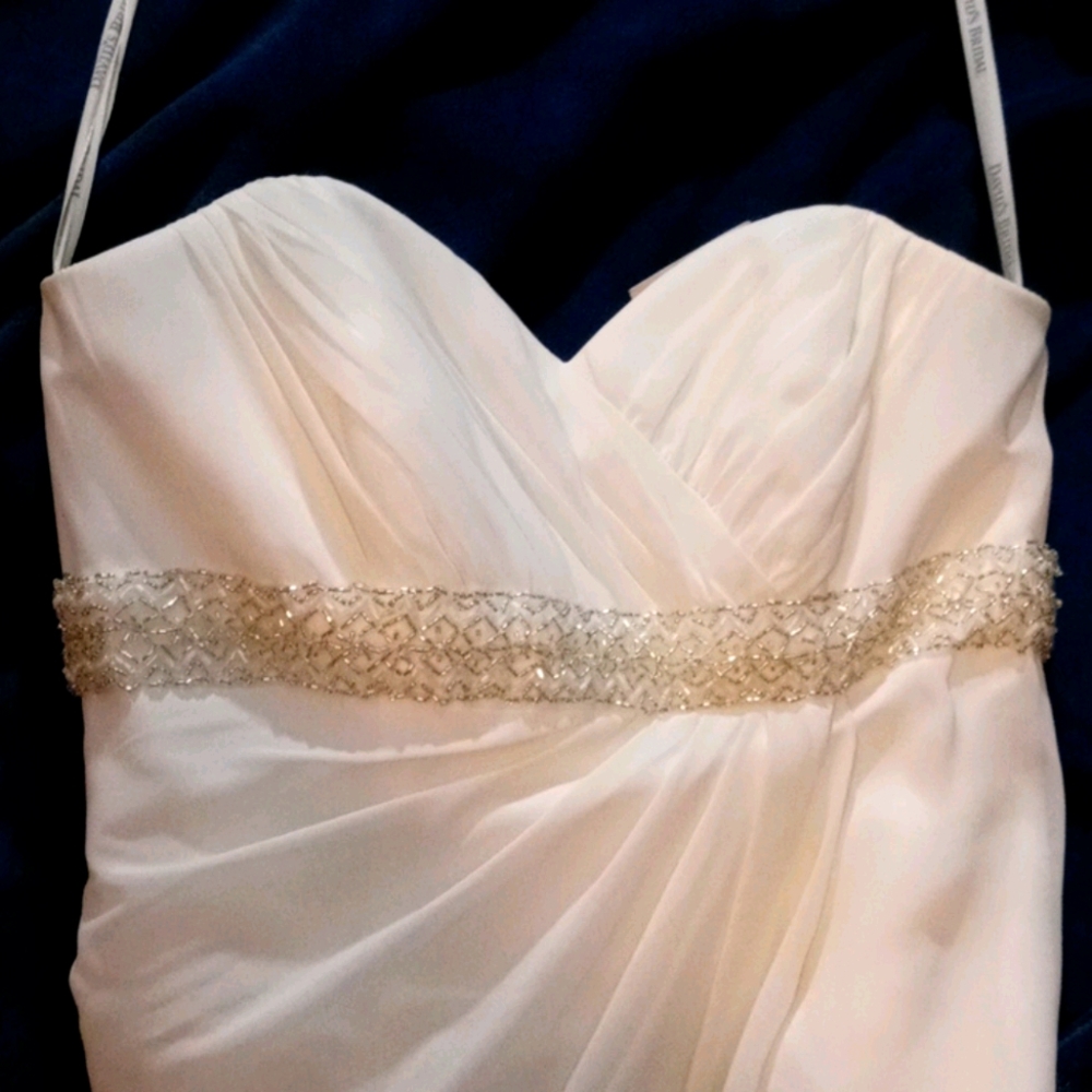 Strapless Wedding Dress with Train